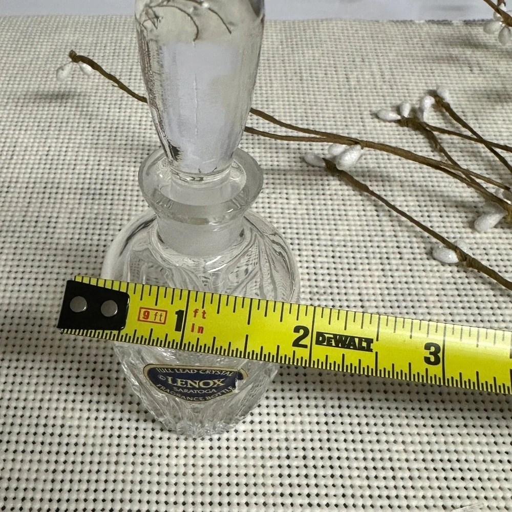 Lenox Saratoga full‎ Lead crystal fragrance bottle Rare Collectible